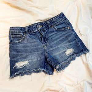 Girls Jean shorts L (10/12)